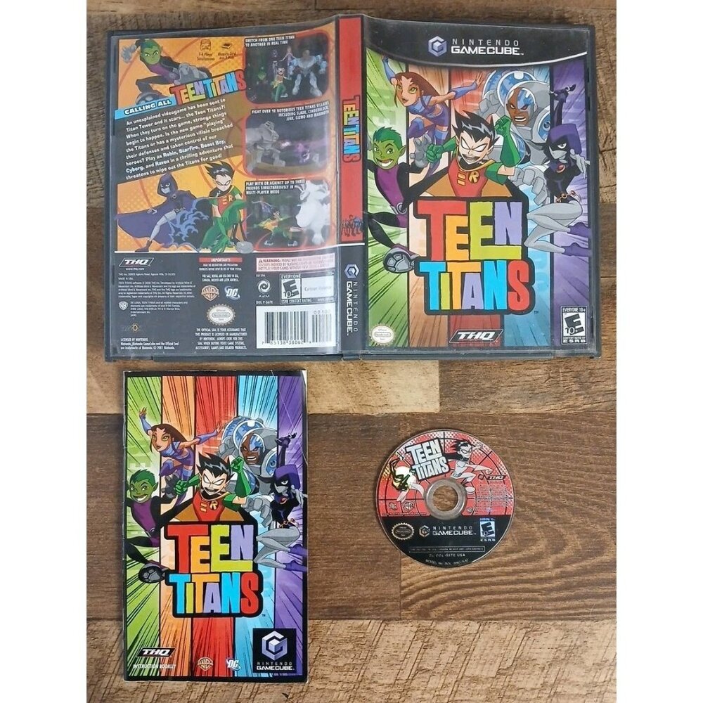 Teen Titans (Nintendo GameCube, 2006) Complete CIB - Tested